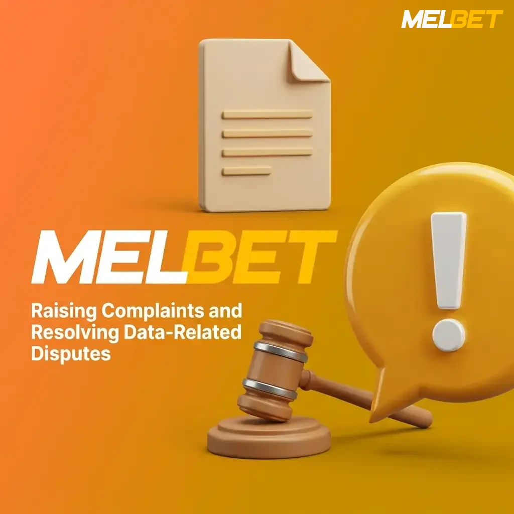 Indian user filing a data complaint with MelBet support team for personal information dispute resolution
