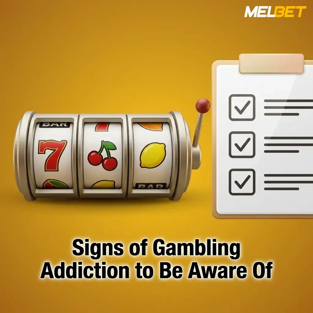 Warning signs of gambling addiction including loss of control, chasing losses, mood changes, and neglecting responsibilities