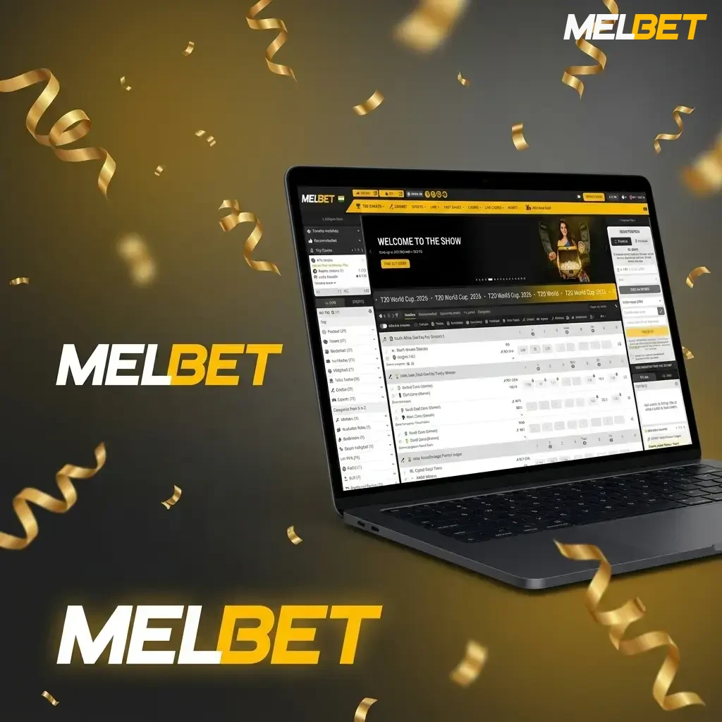 MelBet Sportsbook Welcome Bonus offering 100% match up to 10,800 INR on first deposit for India players